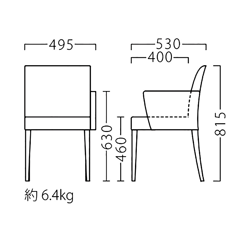 リーブルⅡ 左アームB _図面