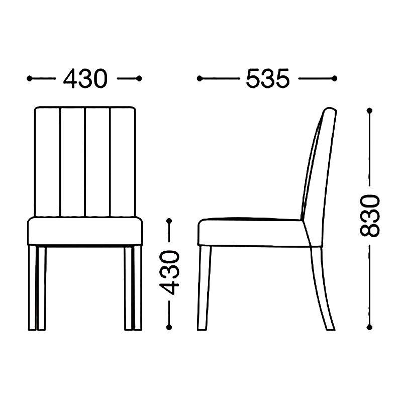 レスタック4型(キルト仕上げ) _図面