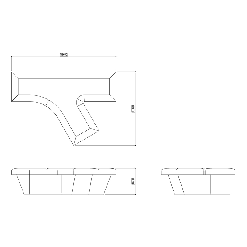 ブランチングベンチ _図面