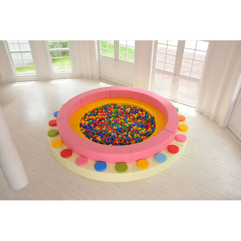 ボールプール丸型　クッション・マット付き商品画像
