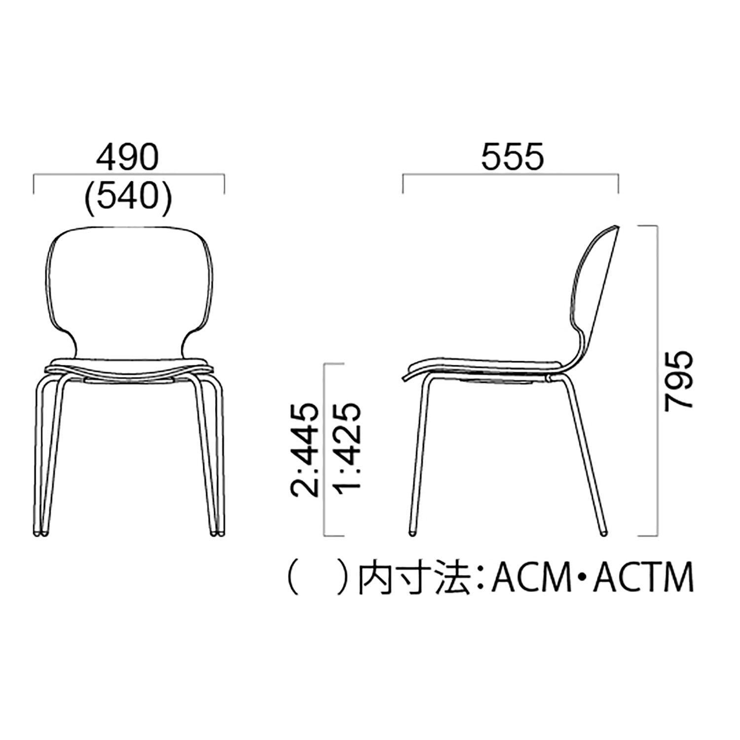 ハベスA 4本脚 張座 _図面