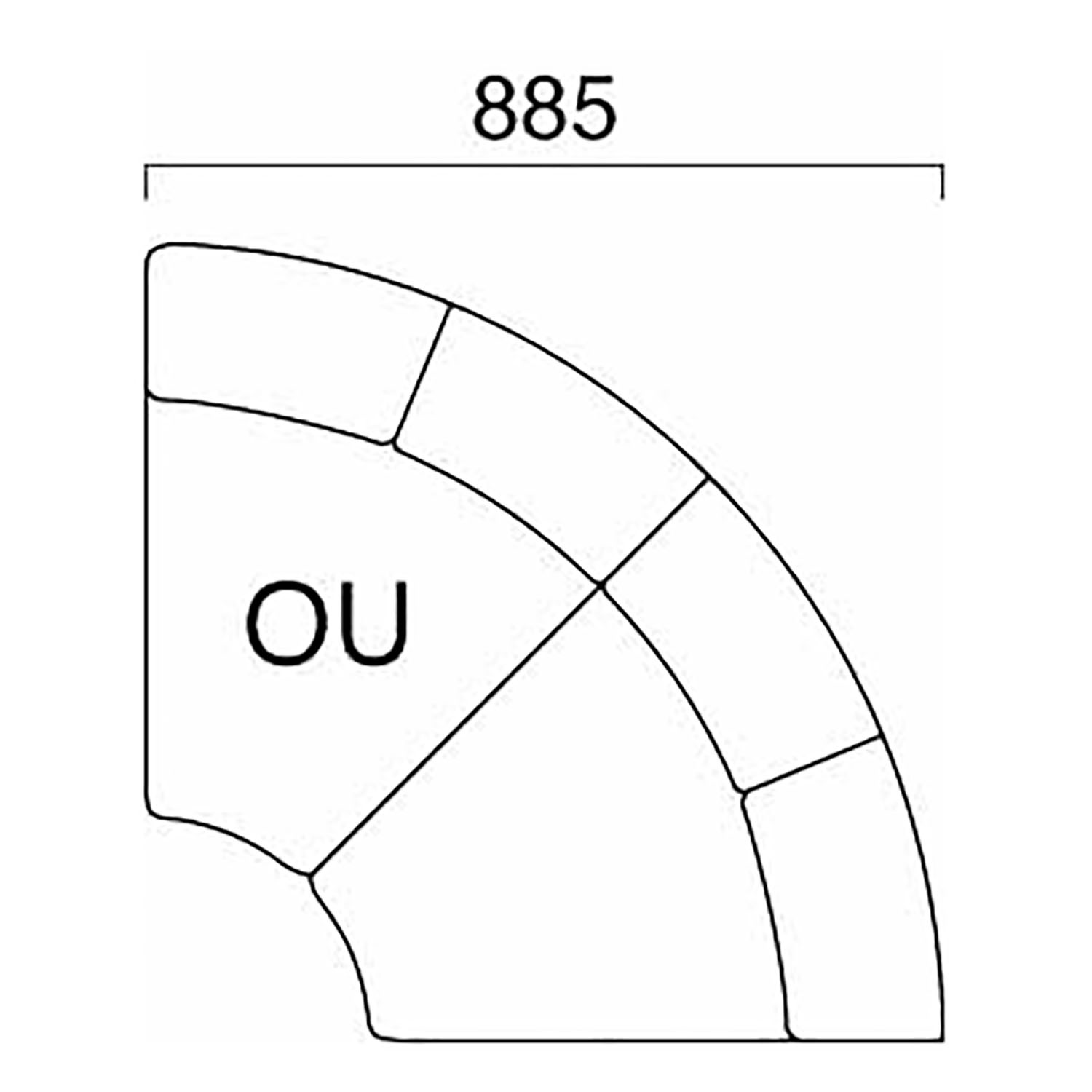 エニティOU 扇コーナー _図面