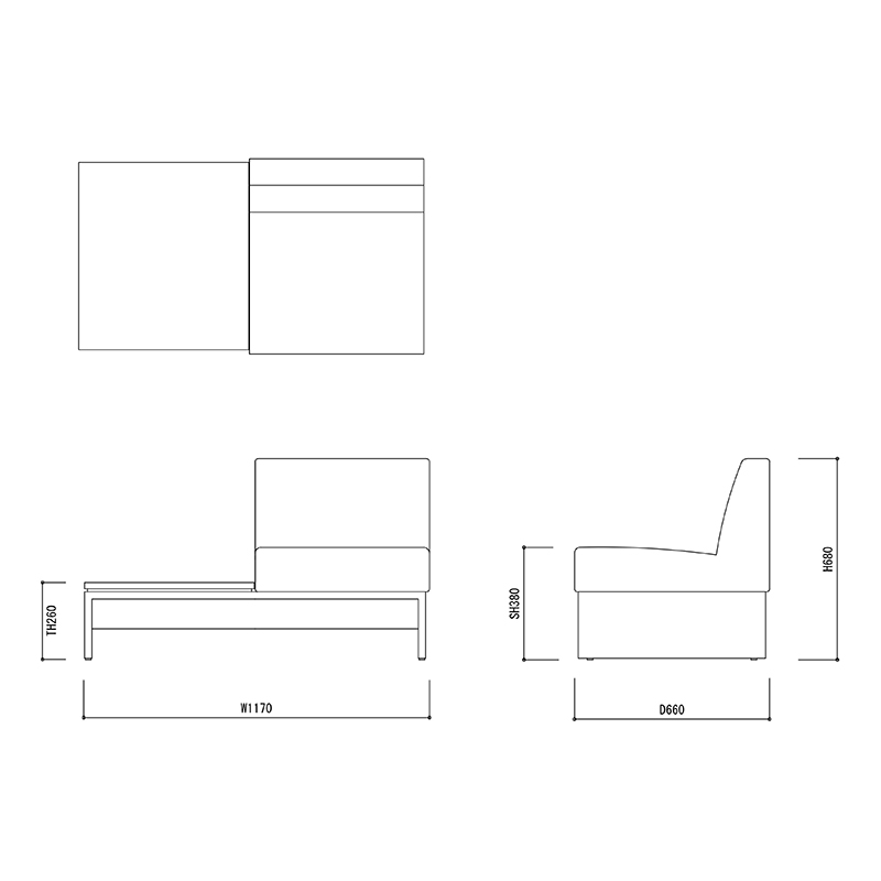 バラスト 右テーブル M _図面