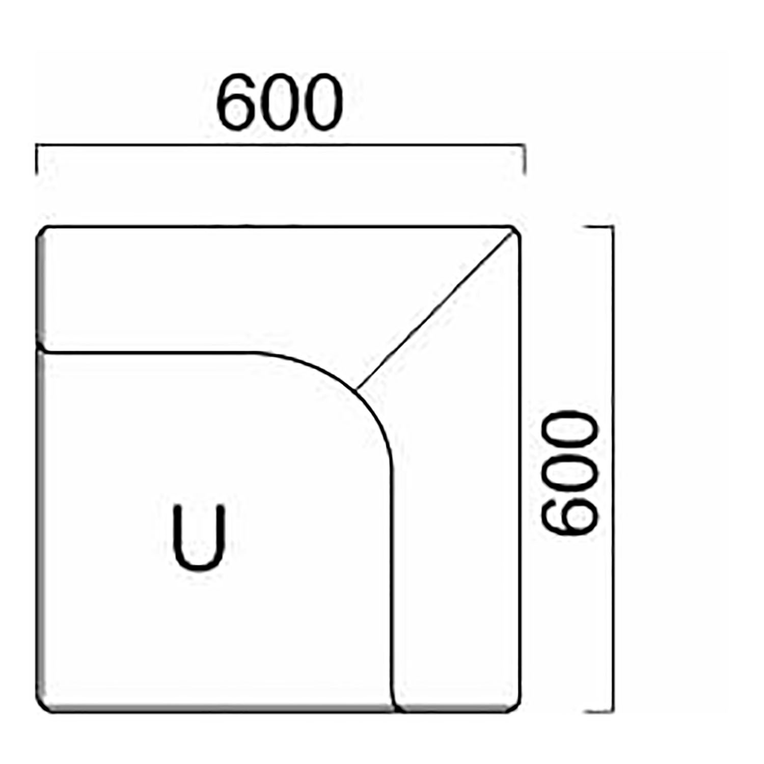 ウィーブU 角コーナー _図面