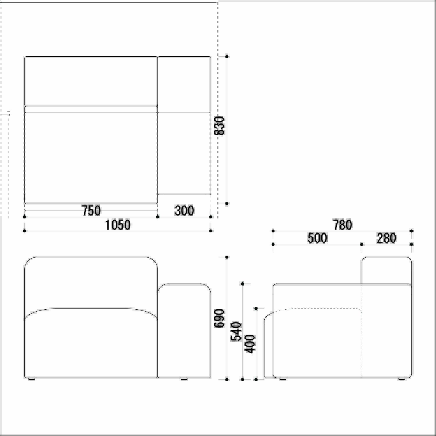 ロトロ 1P レフトアーム図面