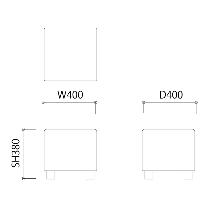 システムスツール カク WD W400図面