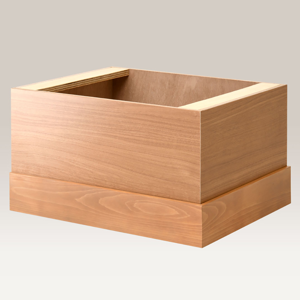 台輪 出巾木付 収納なし 木目1面仕上げD550 H250商品画像