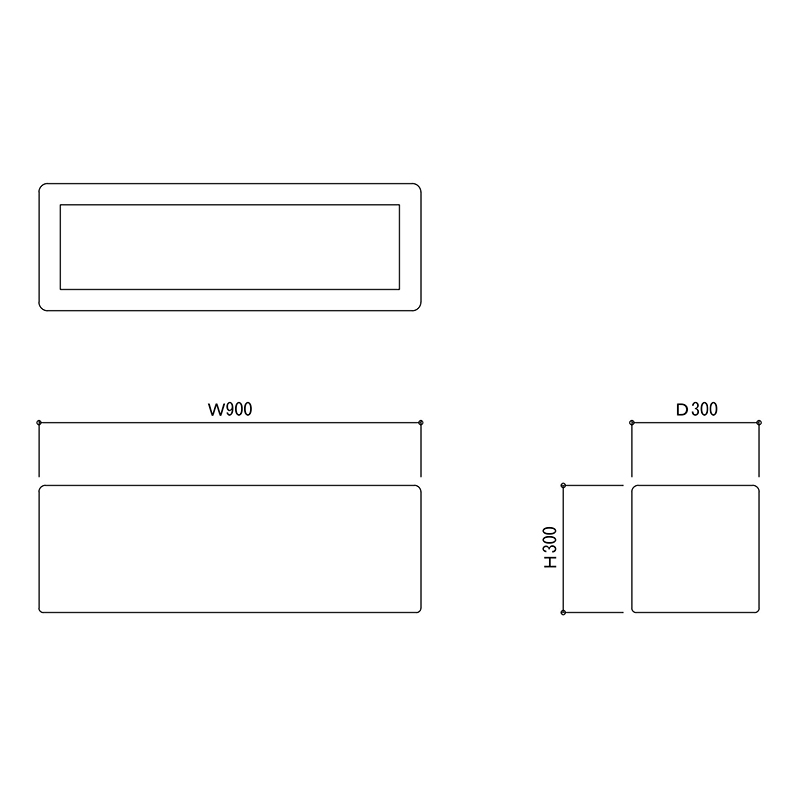 パッソ 絵本入れ _図面