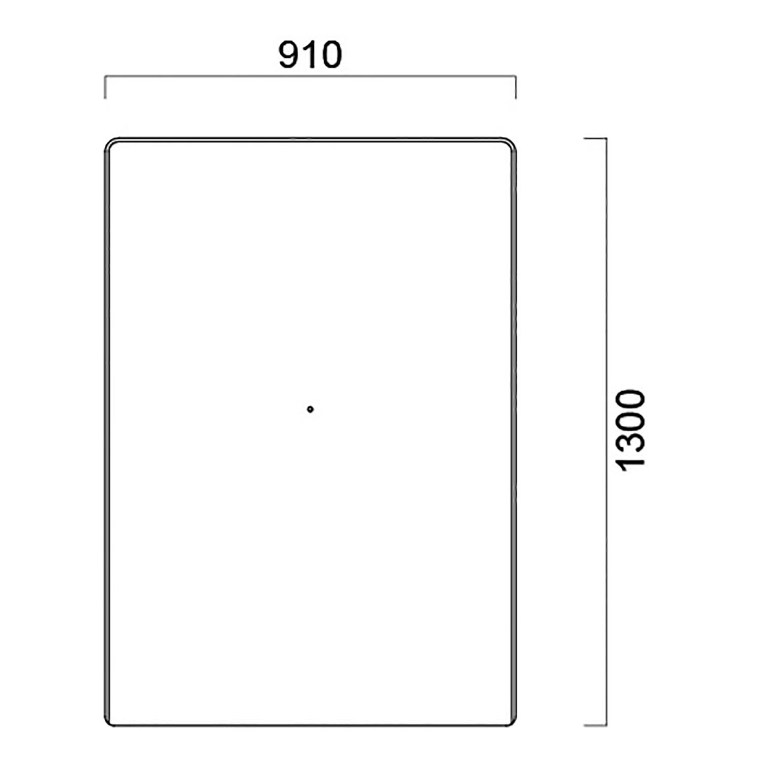 モエリス・バンに取り付けるパネルシリーズ PA9600 バックパネル(パネル厚:30t) 900 _図面
