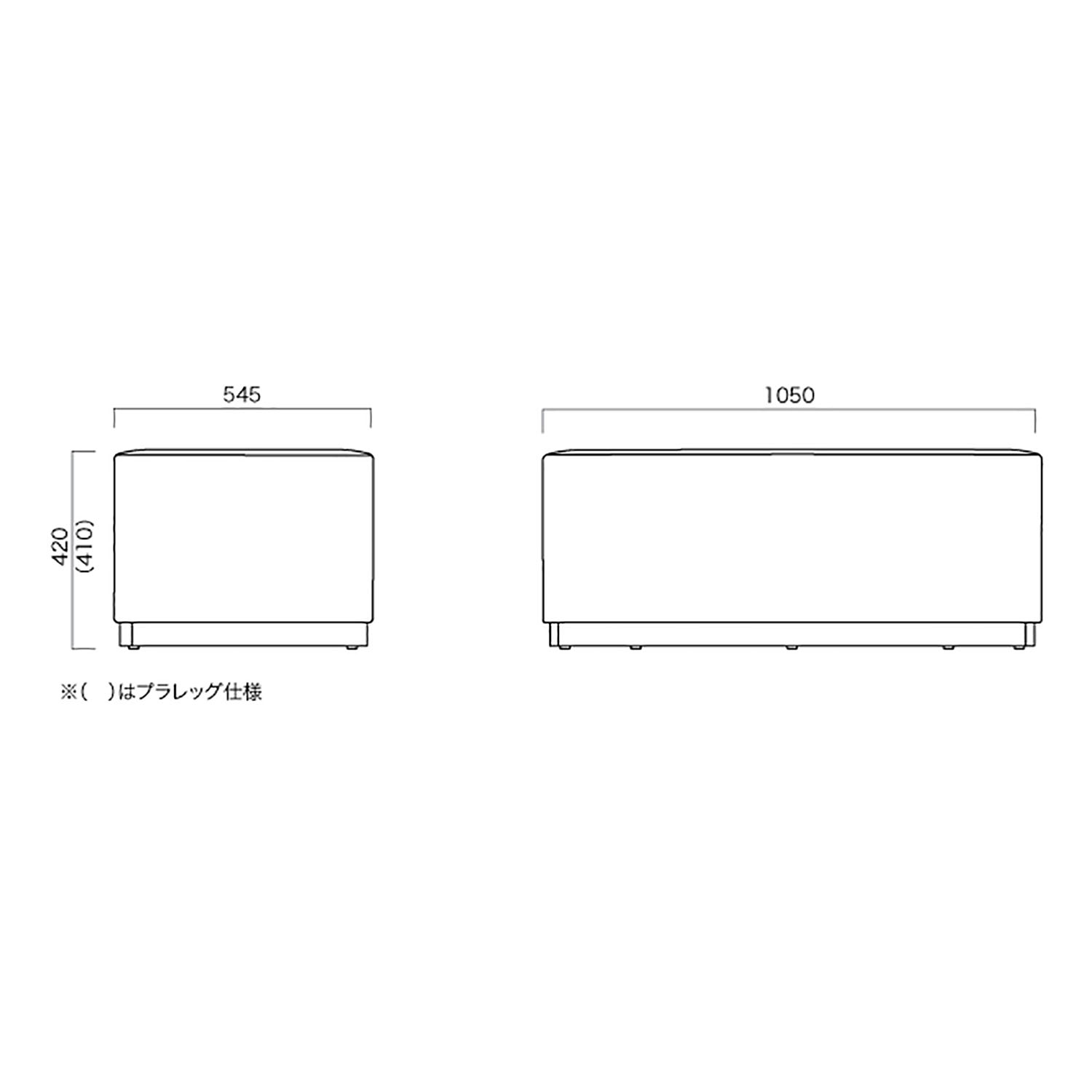 アゾックSM 背無 プラレッグ仕様 _図面