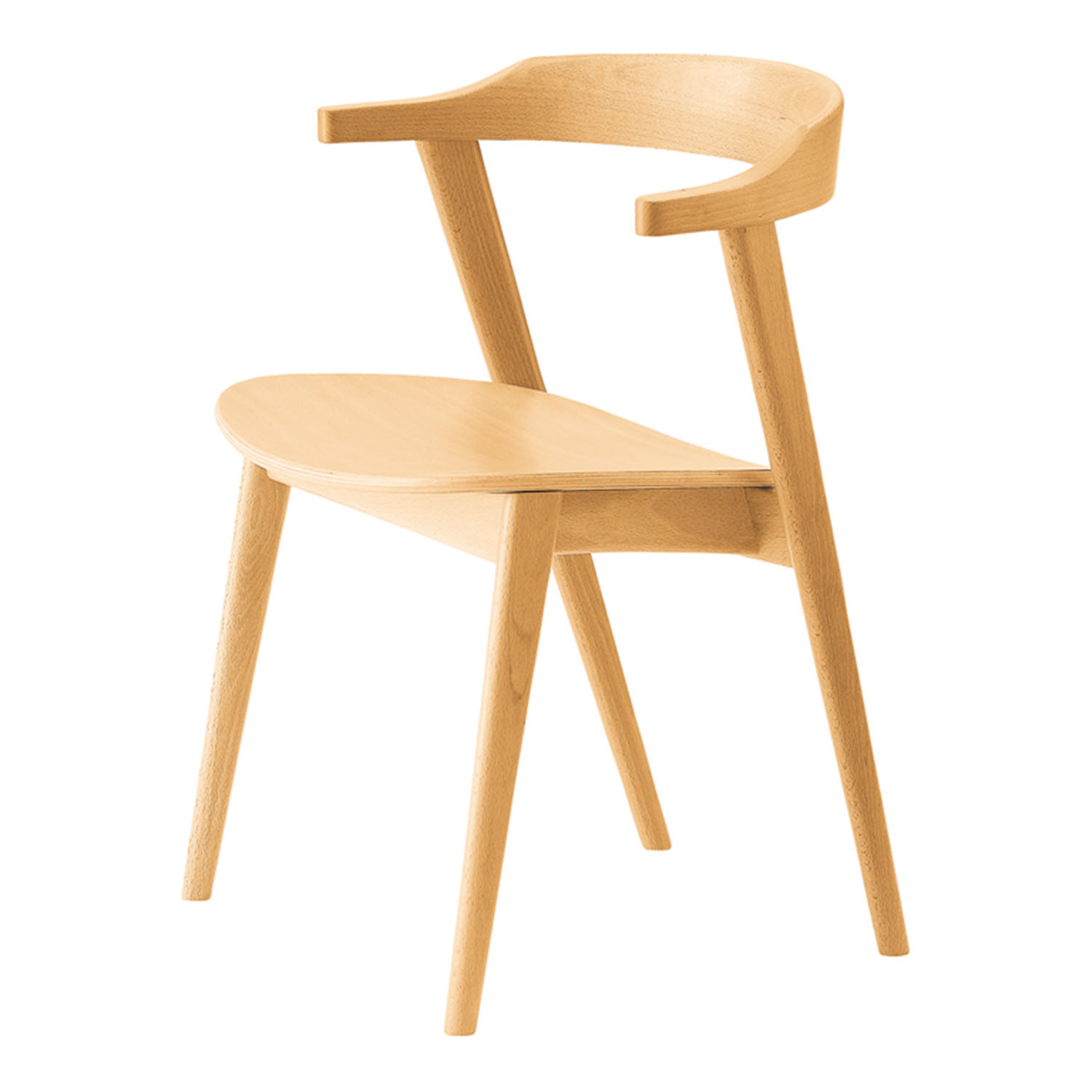 エノックM ハーフ肘付 プライウッド _商品画像