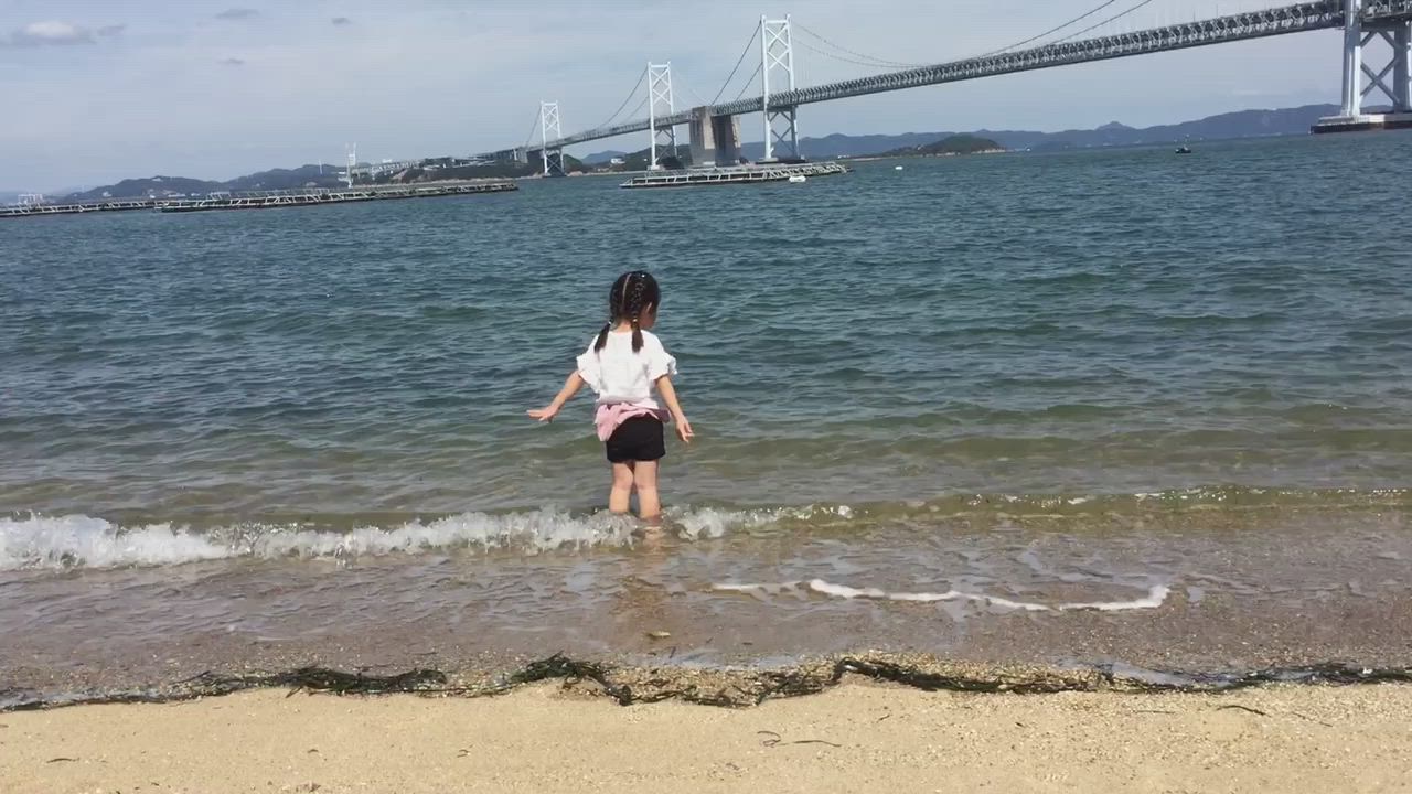 初めてのナカンダ浜