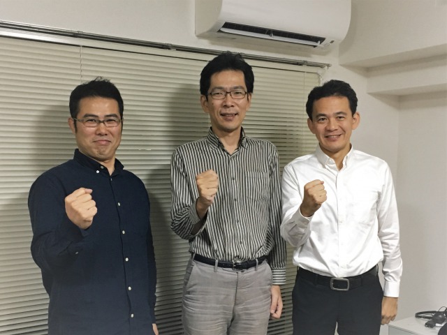 多田 智裕氏/代表取締役社長COO山内 善行氏/取締役CTO青山 和玄氏