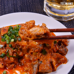 サバ缶のキムマヨ炒め