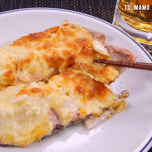秋鮭のタルタルオーブン焼き