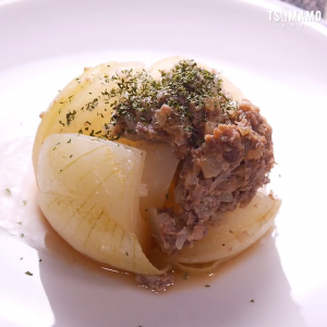 玉ねぎの肉詰め