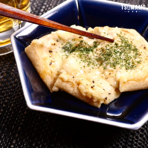 油揚げのマヨ醤油焼き