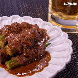 オクラの牛肉巻き