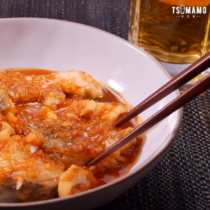タラのピリ辛煮