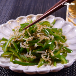 ピーマンのちりめん炒め