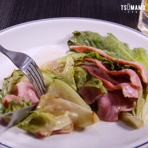 レタスベーコン挟み焼き