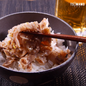 ねぎ塩豚バラ丼
