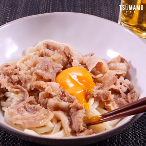 にんにく釜玉うどん