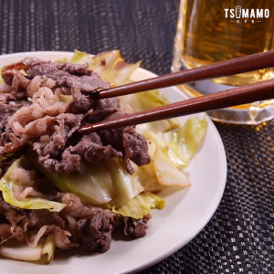 牛肉のバター醤油炒め
