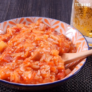 簡単トマトチーズリゾット