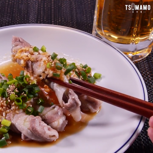 肉巻きナスのねぎラーポン