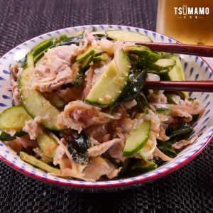 豚肉の酢みそ和え