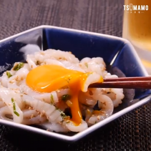 イカの塩麹ユッケ