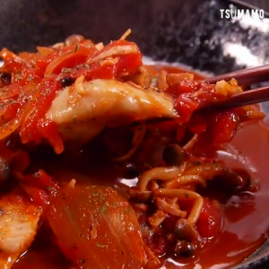 鶏手羽先トマト煮込み