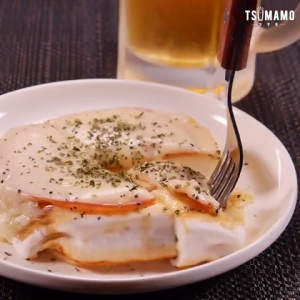 はんぺんバター醤油ピザ