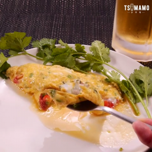 パクチー卵焼き