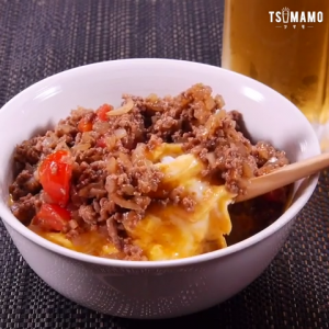 お手軽ミートソース丼