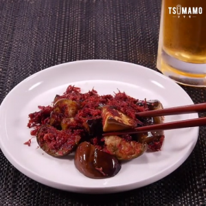 ナスとコンビーフ炒め