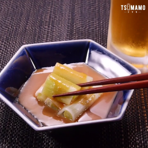 レンジでねぎぬた