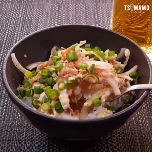 おつまみツナ丼