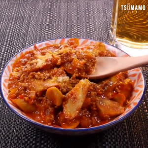 ごぼうのミートソース風煮
