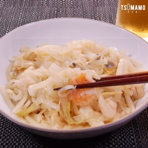 シーフードミックスの中華炒め