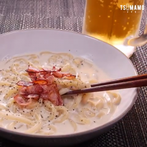醤油クリームうどん