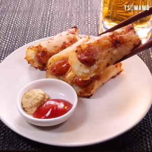 ウインナーとポテトのパリパリ焼き