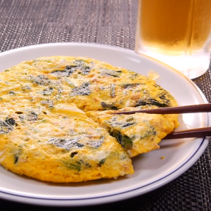 ほうれん草とツナのオムレツ