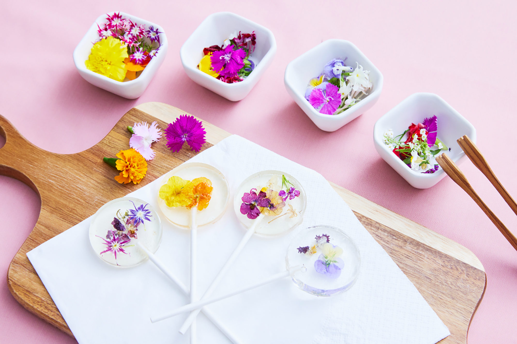 エディブルフラワーの飴づくり 【公式】星野リゾート リゾナーレ那須 童心に帰る、高原のアグリツーリズモリゾート