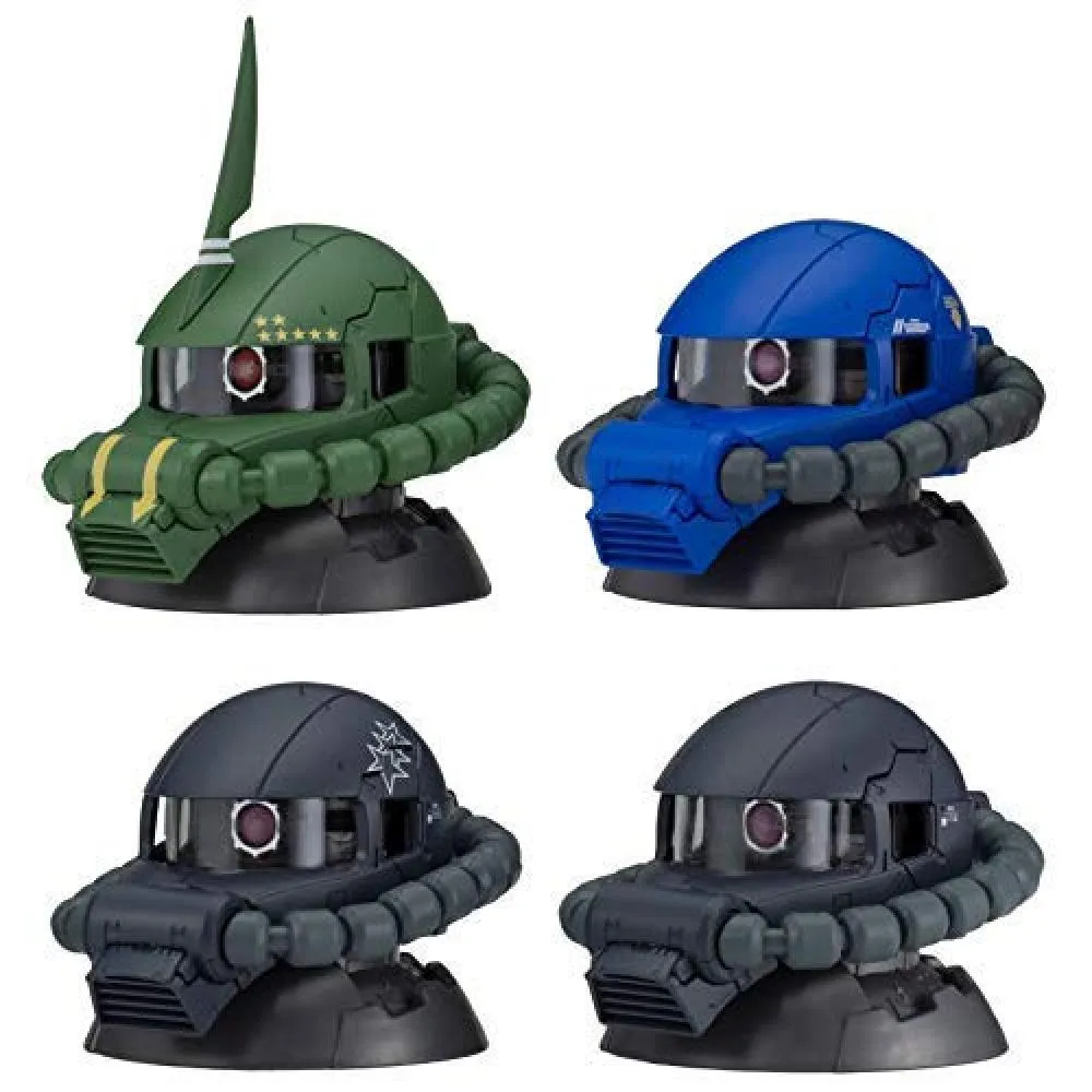 Bandai Mobile Suit Gundam Exceed Model Zaku Head4 All Four Set Want Jp