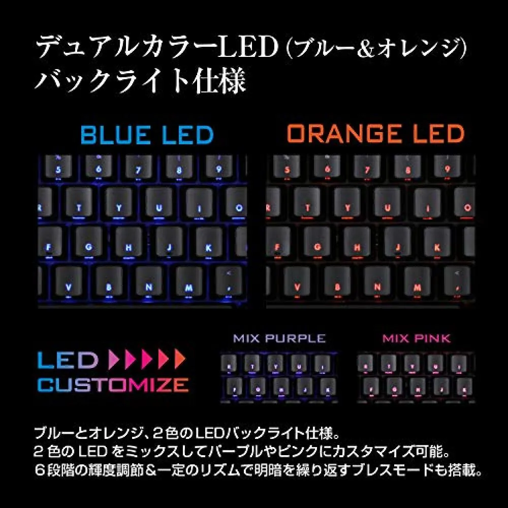 Century Century Backlight Led Featured Cherry Mechanical Keyboard 63 Key Japanese Array Black Queen Tea Axis Ck 63cmb Bwjp1 Want Jp
