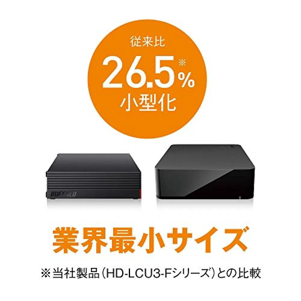 Buffalo Buffalo External Hard 8tb Recorded Tv Pc Ps4 4k Corresponding Quiet Compact Made In Japan A Failure Prediction Mimamori Signal Hd Ad8u3 Want Jp