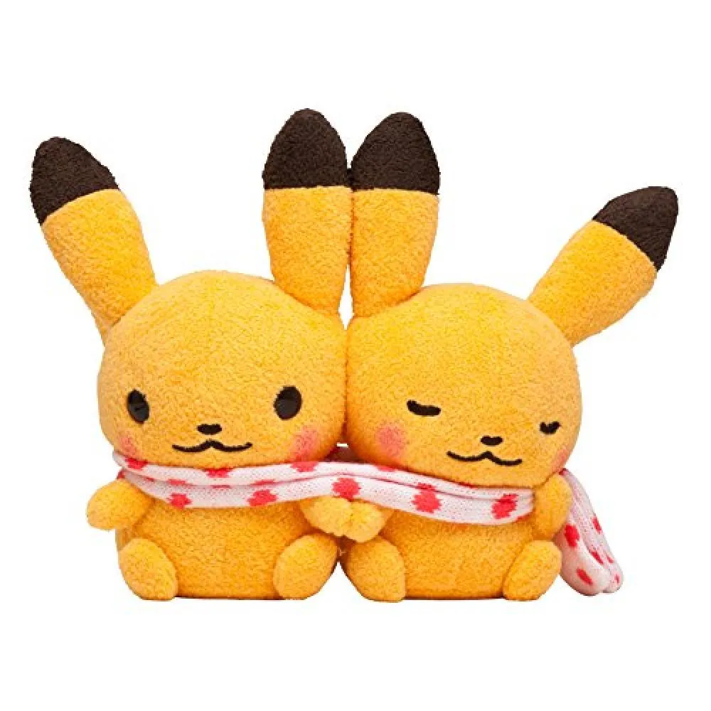 Pokemon Pokemon Center Original Pikachu Pair Plush Toy Pokemon Little Tales Muffler Want Jp