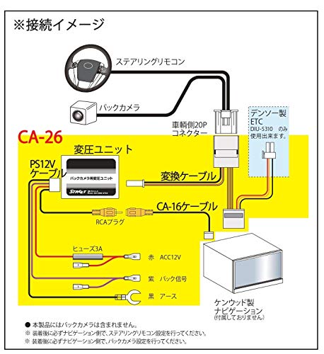 Street Street Mr Plus Daihatsu Genuine Back Camera And Steering Remote Control Connection Adapter Cable Kenwood Navigation For Ca 26 Want Jp